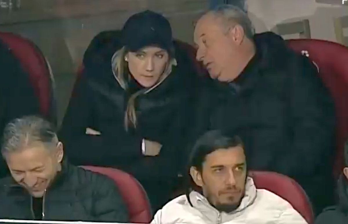 Mircea Rednic și Luana Rednic, în tribune la Sepsi - FCU Craiova