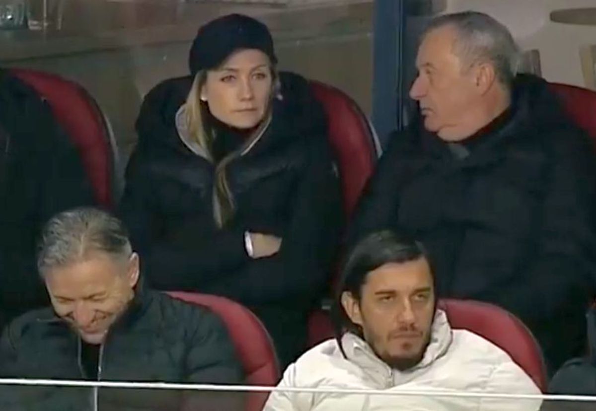 Mircea Rednic și Luana Rednic, în tribune la Sepsi - FCU Craiova