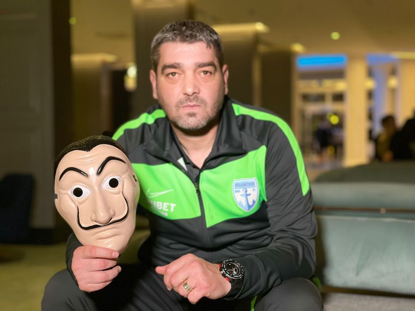 Liviu Ciobotariu, antrenorul celor de la FC Voluntari, nu e de acord cu Hagi