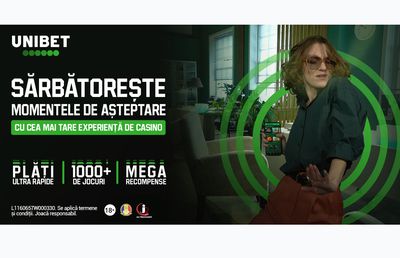 U & Unibet: distrează-te în momentele de așteptare și bucură-te de recompense extra în Casino Club!