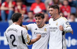 Osasuna - Real Madrid 2-4 » Șase goluri pe „El Sadar”, iar liderul așteaptă replica dinspre Girona și Barcelona