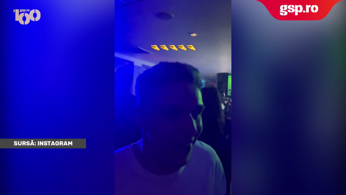 Louis Munteanu, petrecere în club după Rapid - Farul 1-2