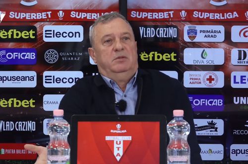 Mircea Rednic (61 de ani), antrenorul celor de la UTA, a fost deranjat de speculațiile cu privire la eșecul suferit cu Dinamo în ultima rundă a sezonului regulat, scor 0-1.
