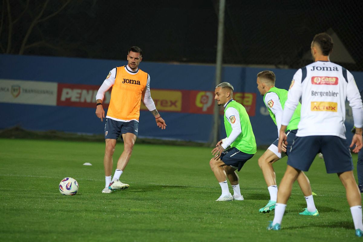 Naționala României, la primul antrenament din campania pentru Mondial » Cei 13 jucători participanți