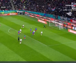 Rapid a cerut penalty în prima repriză a derby-ului cu FCSB, foto: captură Prima Sport