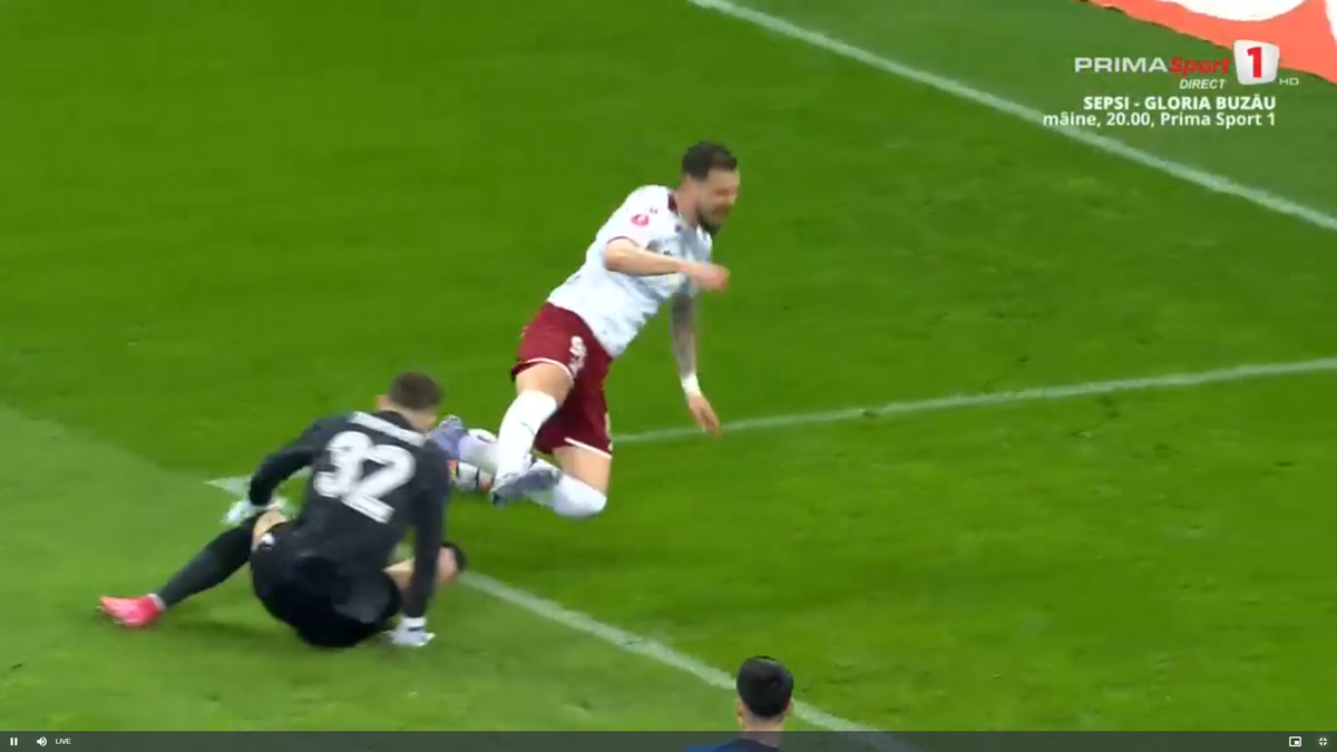 Faza din Rapid - FCSB care l-a făcut pe Marius Șumudică să ceară disperat intervenția VAR » Primul verdict al specialistului