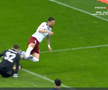 Rapid a cerut penalty în prima repriză a derby-ului cu FCSB, foto: captură Prima Sport