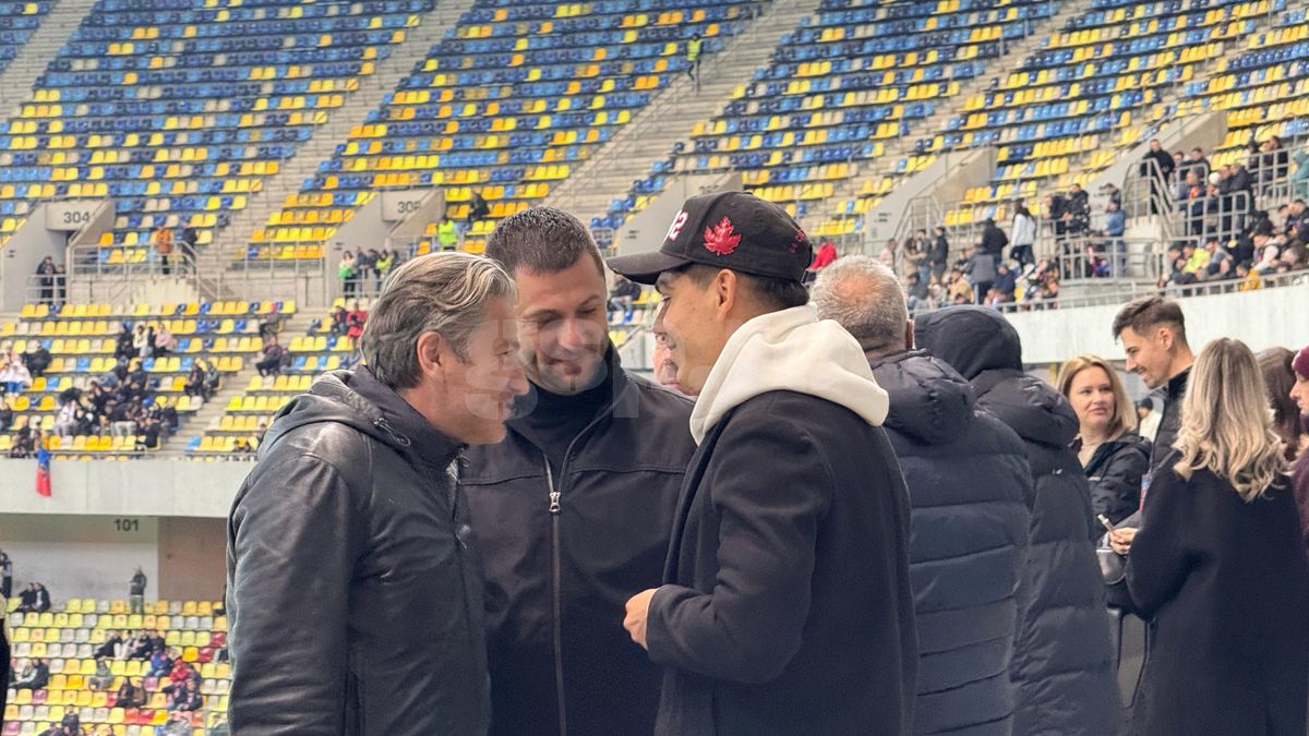 Dan Șucu, surprins la derby alături de jucătorul pe care a luat 500.000 de euro! Mircea Lucescu și Mircea Geoană sunt prezenți pe stadion