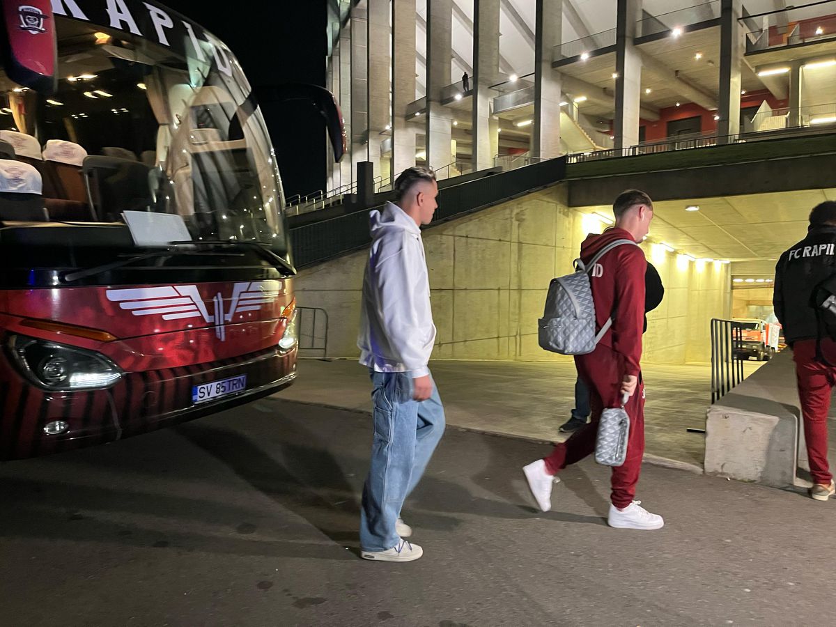 FCSB - Rapid, imagini dinaintea meciului