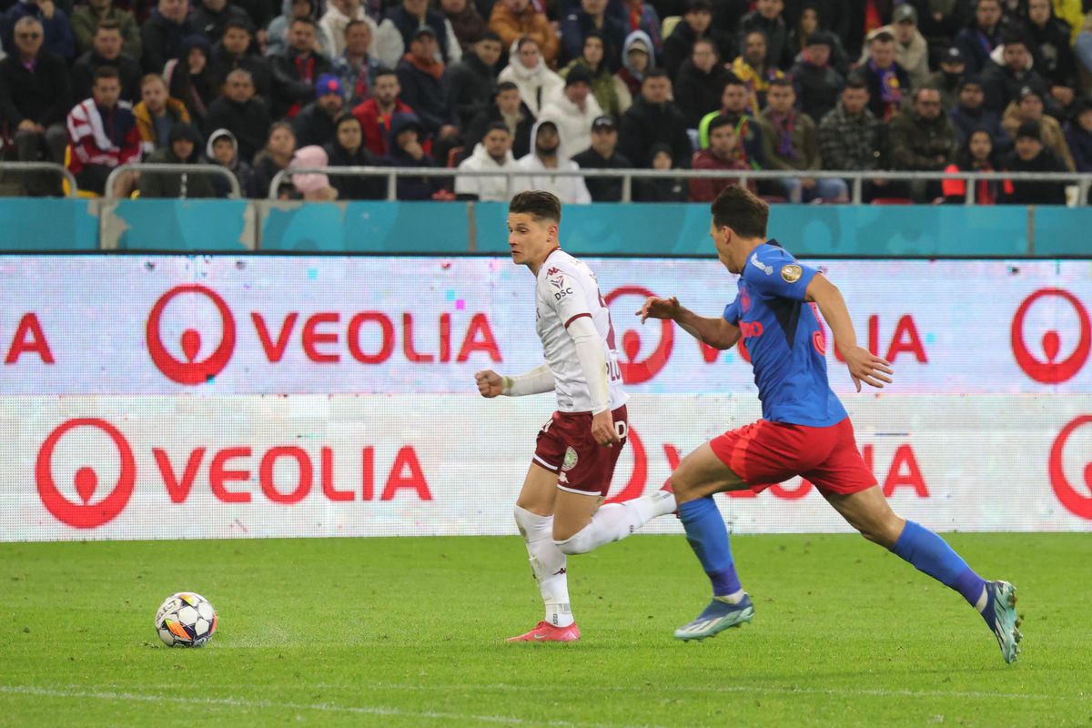 FCSB - Rapid, în etapa 1 din play-off 2024-2025: imagini din meci