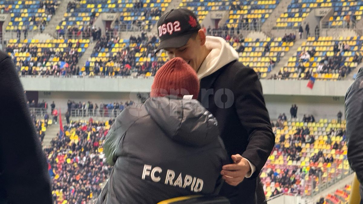 Dan Șucu, surprins la derby alături de jucătorul pe care a luat 500.000 de euro! Mircea Lucescu și Mircea Geoană sunt prezenți pe stadion