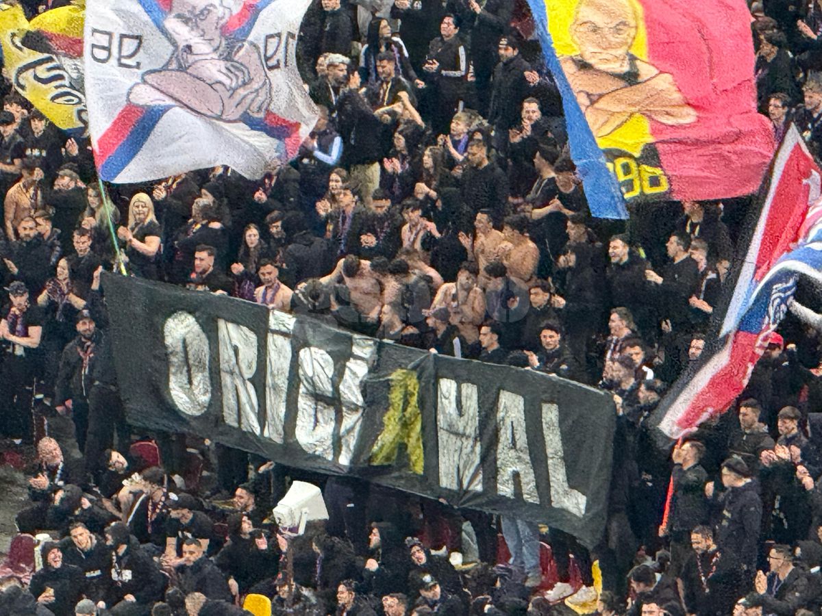 Toate mesajele galeriilor din FCSB - Rapid » Ironii tăioase și 4 bannere INTERZISE de Jandarmerie: „Nu reușiți în veci”