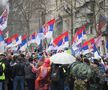 Imagini NEMAIVĂZUTE de la Belgrad: cel mai mare protest din istoria țării » Sute de mii de oameni pe străzi! Djokovic, printre sportivii care au susținut demersul