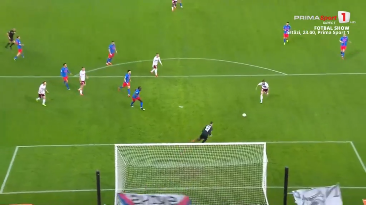 Faza din Rapid - FCSB care l-a făcut pe Marius Șumudică să ceară disperat intervenția VAR » Primul verdict al specialistului