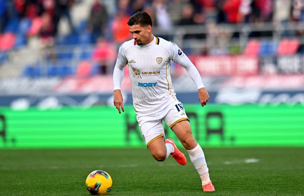 Nota lui Răzvan Marin, după ce a jucat 25 de minute în Roma - Cagliari: „N-a fost capabil”