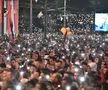 Imagini NEMAIVĂZUTE de la Belgrad: cel mai mare protest din istoria țării » Sute de mii de oameni pe străzi! Djokovic, printre sportivii care au susținut demersul