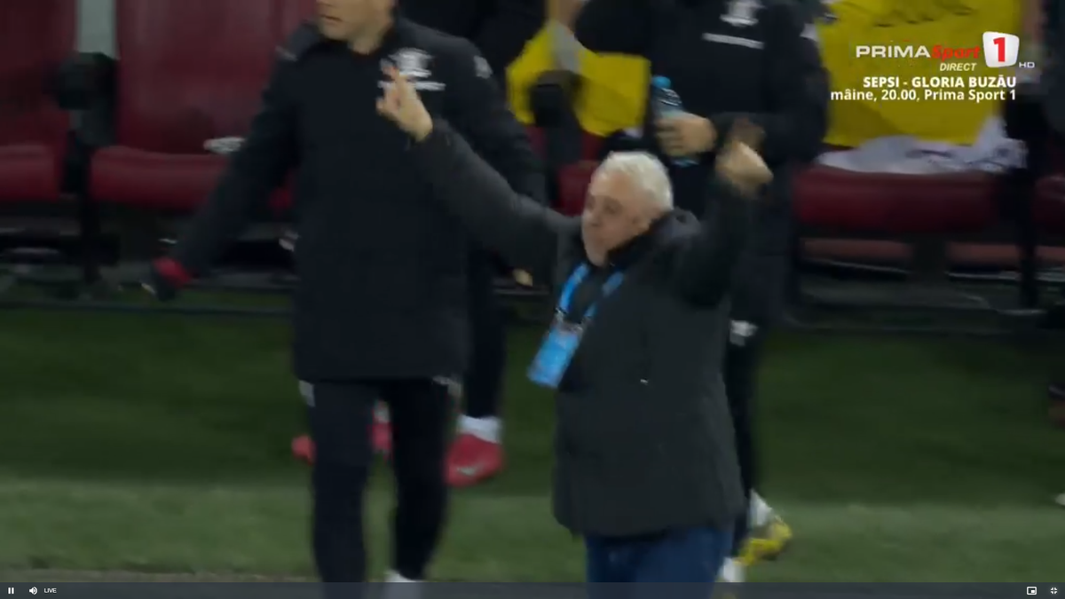 Rapid a cerut penalty în prima repriză a derby-ului cu FCSB