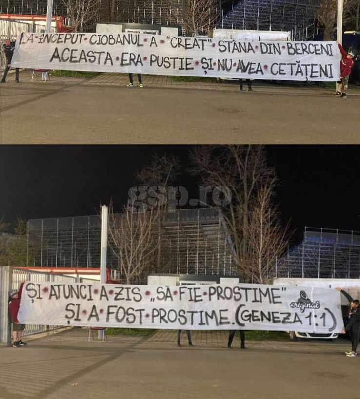 Mesaje interzise la FCSB - Rapid, foto: Instagram