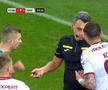 Rapid a cerut penalty în prima repriză a derby-ului cu FCSB, foto: captură Prima Sport