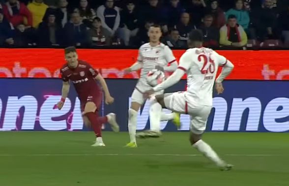 „Hențul lui Homawoo e intenționat, fără discuții” » Conspirație lansată în direct, după CFR Cluj - Dinamo