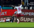 Rapid a cerut penalty în prima repriză a derby-ului cu FCSB, foto: captură Prima Sport