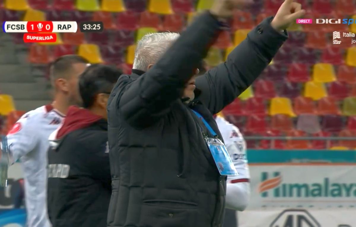 Faza din Rapid - FCSB care l-a făcut pe Marius Șumudică să ceară disperat intervenția VAR » Primul verdict al specialistului