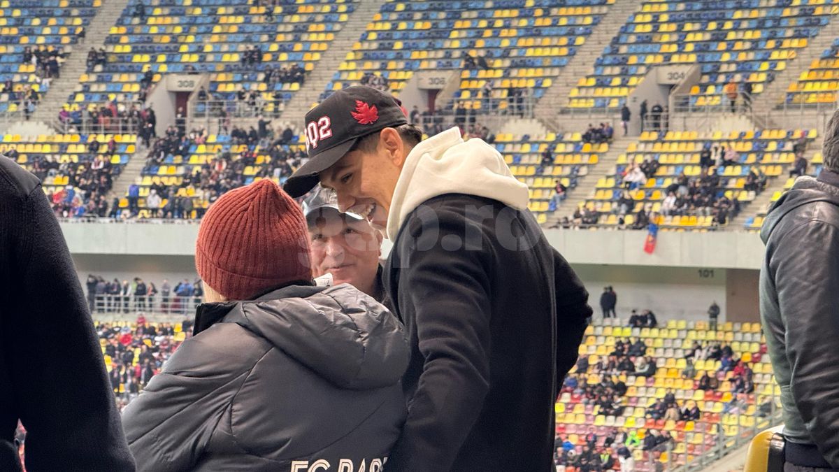 Dan Șucu, surprins la derby alături de jucătorul pe care a luat 500.000 de euro! Mircea Lucescu și Mircea Geoană sunt prezenți pe stadion