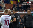 Rapid a cerut penalty în prima repriză a derby-ului cu FCSB, foto: captură Prima Sport
