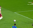 Rapid a cerut penalty în prima repriză a derby-ului cu FCSB, foto: captură Prima Sport