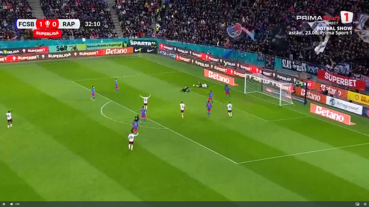 Faza din Rapid - FCSB care l-a făcut pe Marius Șumudică să ceară disperat intervenția VAR » Primul verdict al specialistului