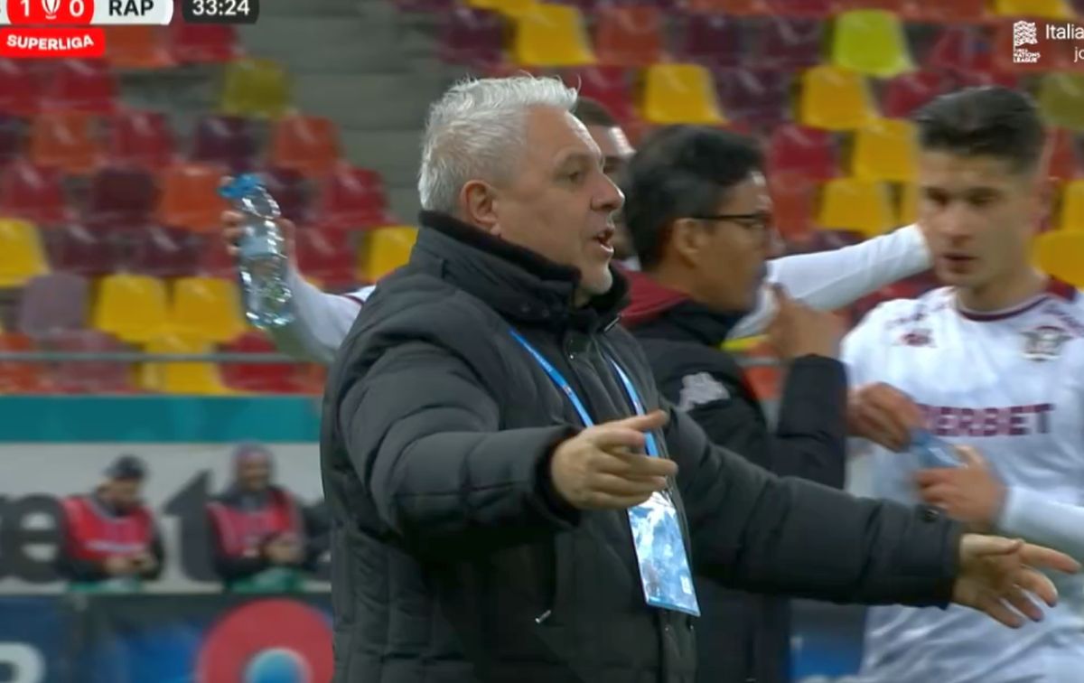 Faza din Rapid - FCSB care l-a făcut pe Marius Șumudică să ceară disperat intervenția VAR » Primul verdict al specialistului