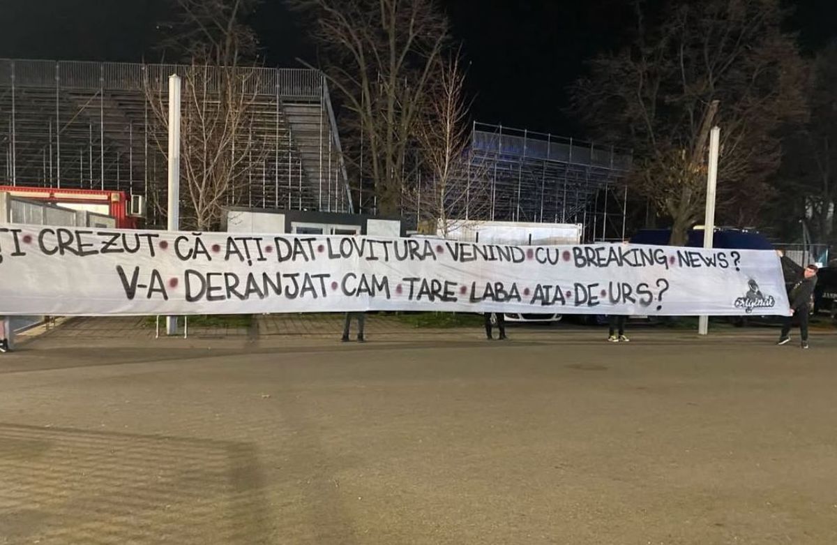 Toate mesajele galeriilor din FCSB - Rapid » Ironii tăioase și 4 bannere INTERZISE de Jandarmerie: „Nu reușiți în veci”