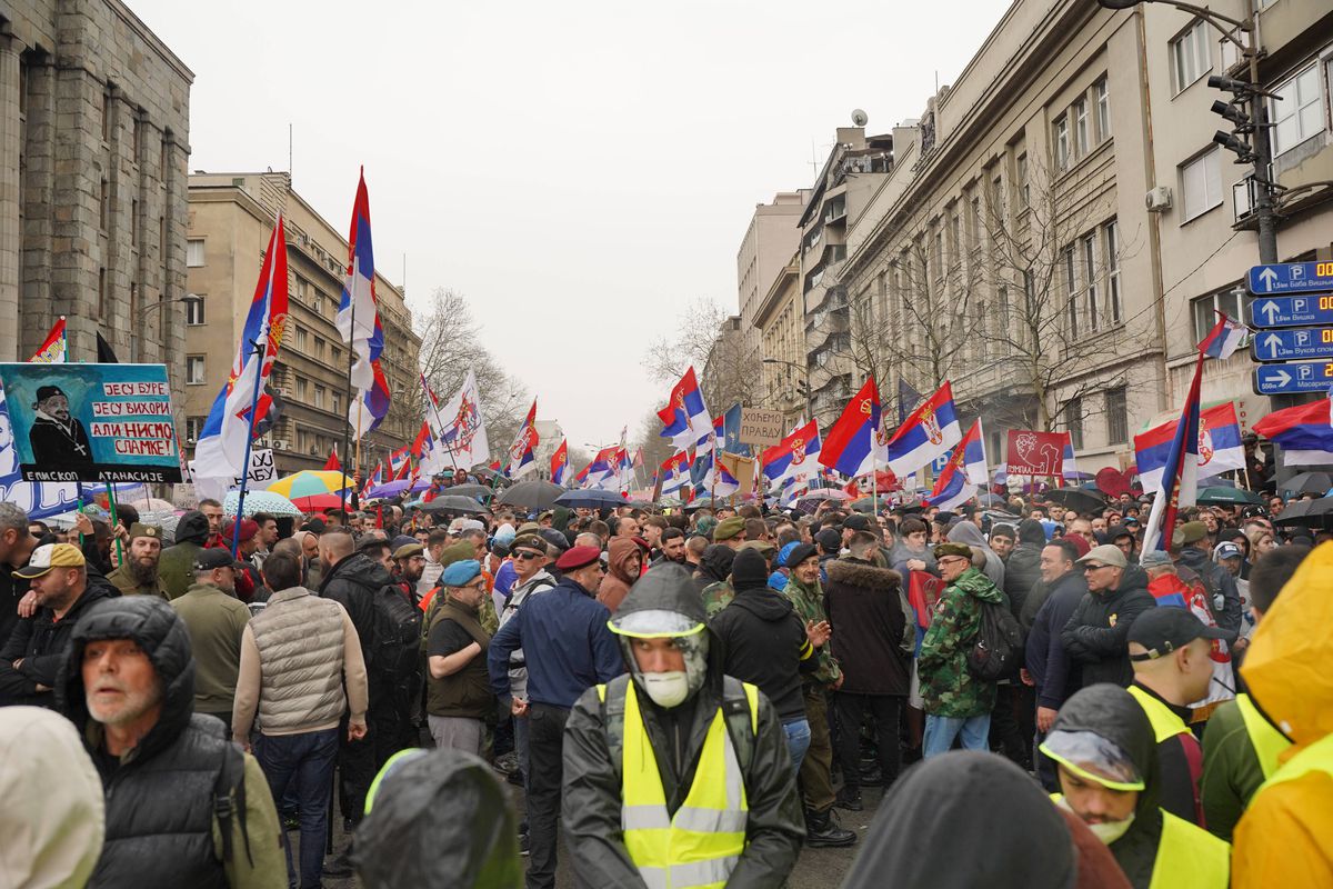 Protest în Serbia, 15 martie 2025