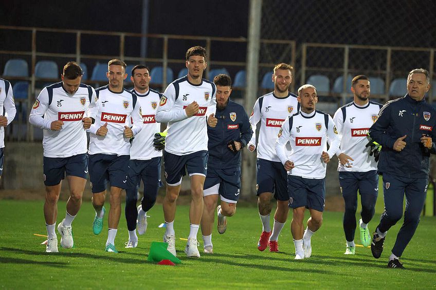 Naționala României, la primul antrenament din campania pentru CM 2026 // foto: frf.ro