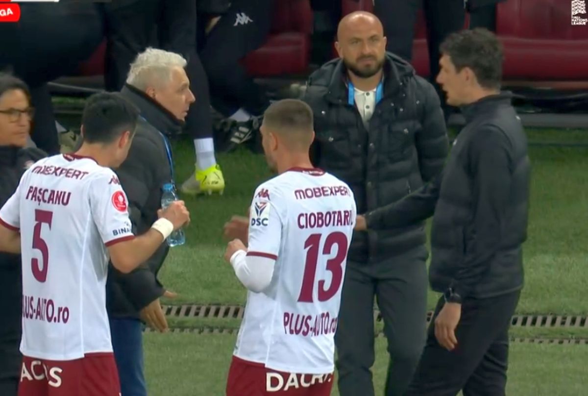 Rapid a cerut penalty în prima repriză a derby-ului cu FCSB