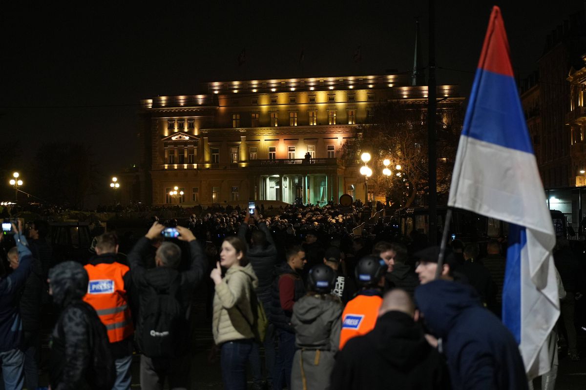 Protest în Serbia, 15 martie 2025