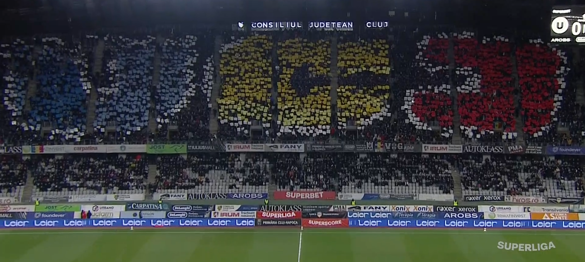 Scenografie U Cluj - CFR Cluj