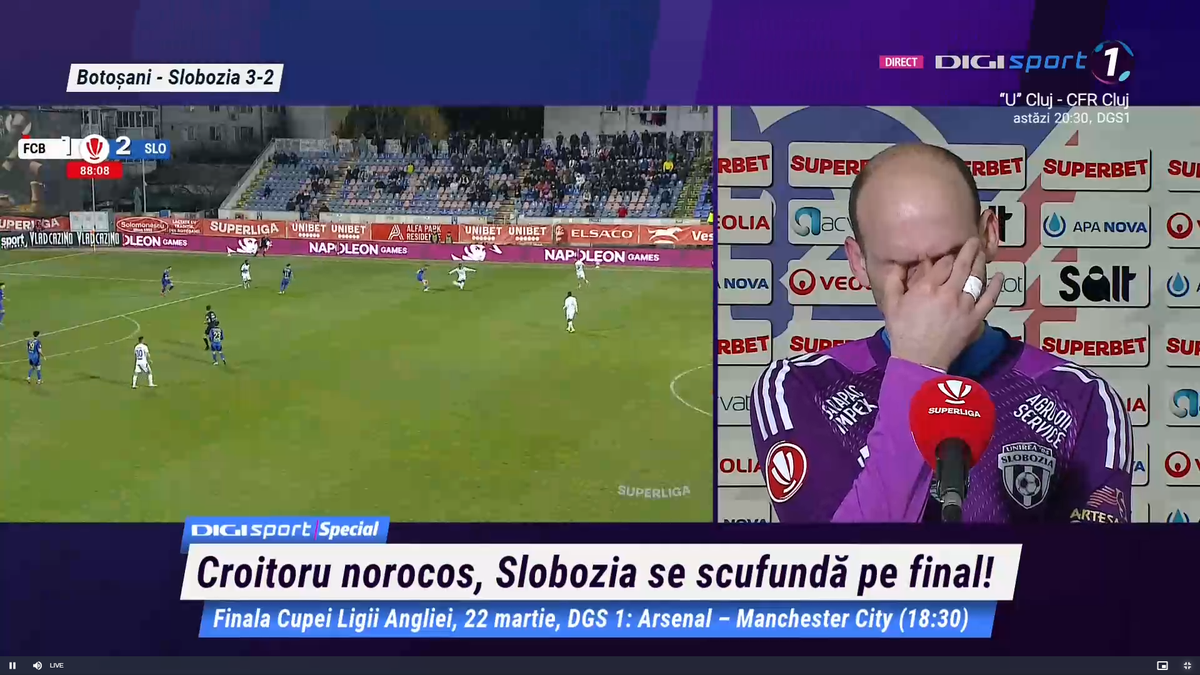 Fotbalistul a izbucnit în lacrimi și a plecat de la interviu: „Suntem ca după o înmormântare”