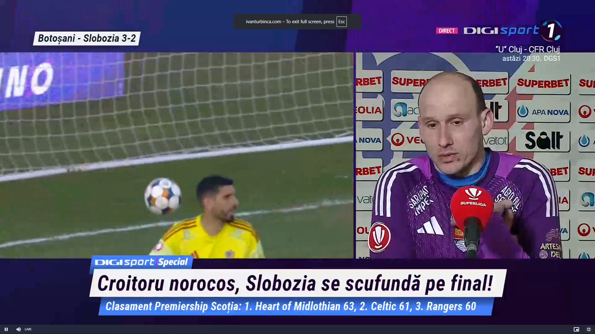 Fotbalistul a izbucnit în lacrimi și a plecat de la interviu: „Suntem ca după o înmormântare”