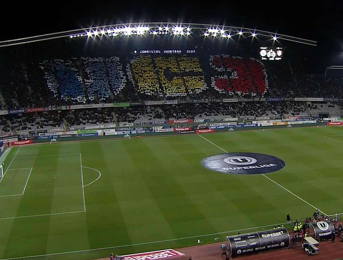 Scenografie U Cluj - CFR Cluj