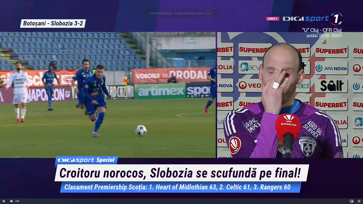 Fotbalistul a izbucnit în lacrimi și a plecat de la interviu: „Suntem ca după o înmormântare”