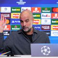 Pep Guardiola, la conferința de presă/ foto: GettyImages