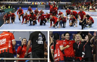 Au dus Gloria în peluză! 20 de imagini spectaculoase de la meciul de titlu din polivalenta bucureșteană: „Dumnezeule!”