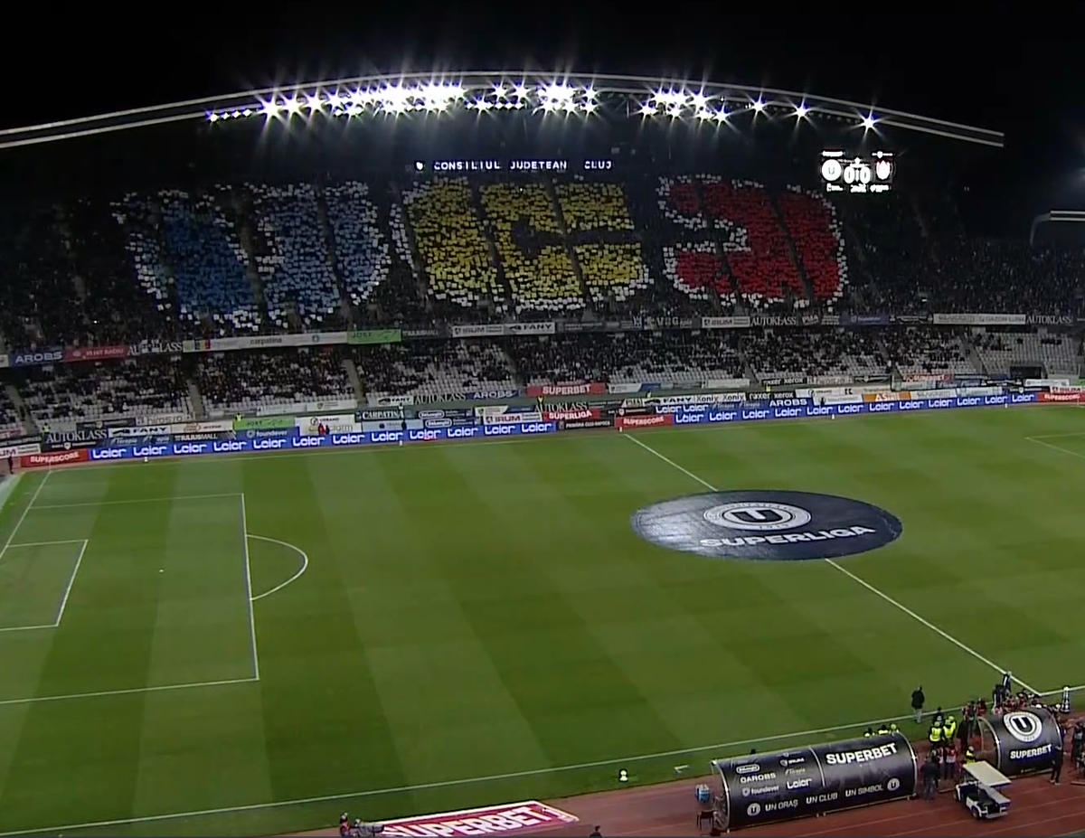 Scenografie U Cluj - CFR Cluj