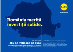Lidl anunță un plan de expansiune a rețelei bugetat la peste 285 milioane de euro pentru 2026, cu 56% mai mare față de anul precedent