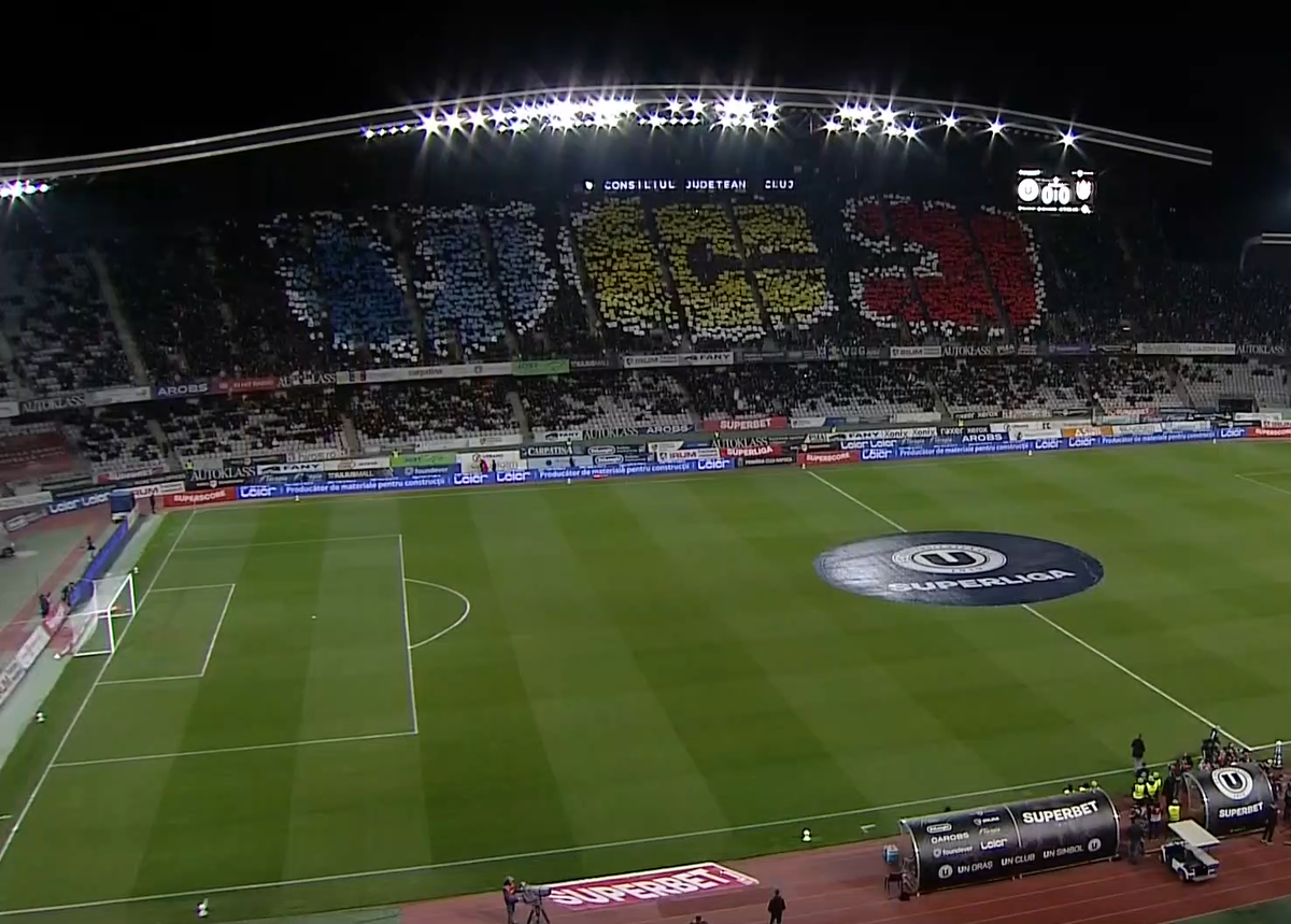 Scenografie U Cluj - CFR Cluj