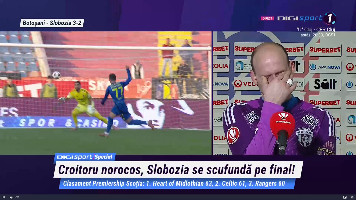 Fotbalistul a izbucnit în lacrimi și a plecat de la interviu: „Suntem ca după o înmormântare”