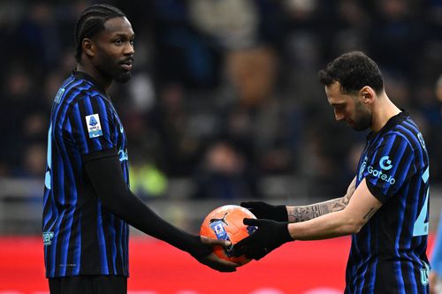 Marcus Thuram și Hakan Calhanoglu ar putea pleca împreună în vară de la Inter / Foto: Imago