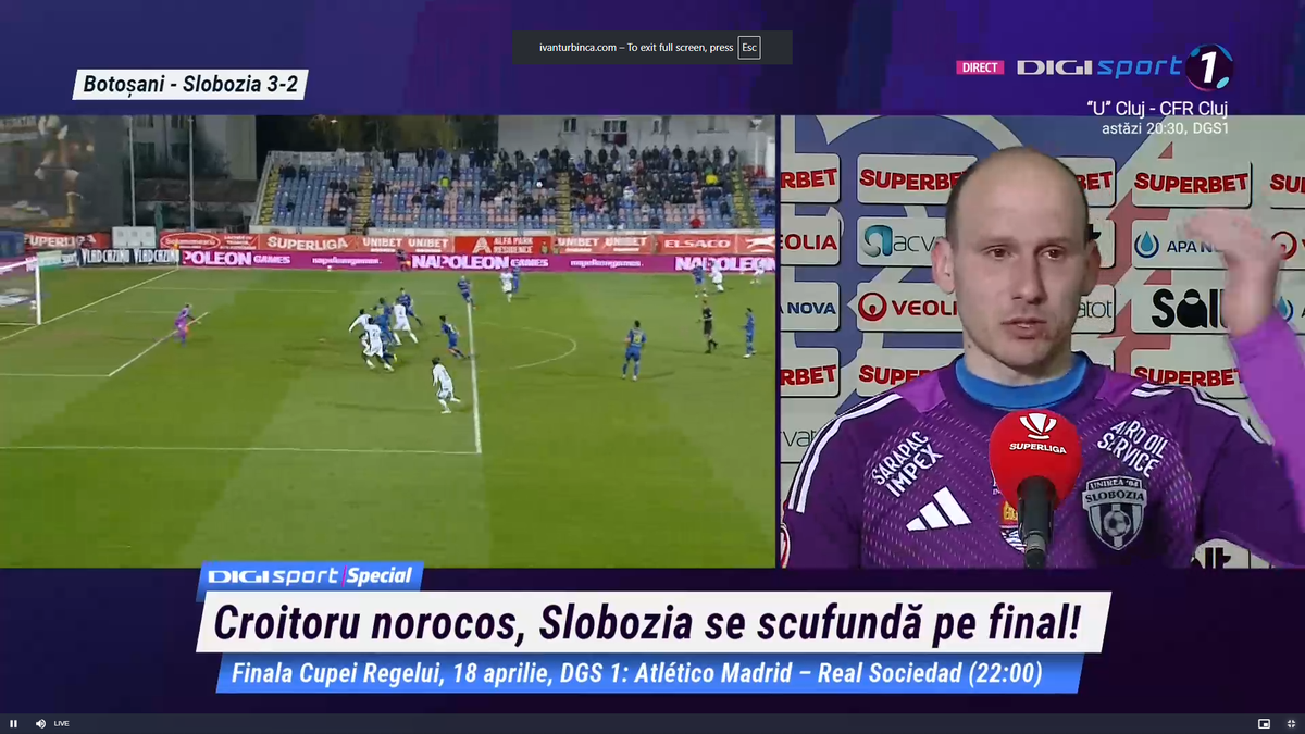 Fotbalistul a izbucnit în lacrimi și a plecat de la interviu: „Suntem ca după o înmormântare”