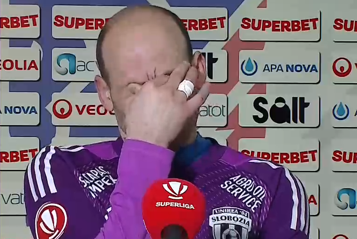 Fotbalistul a izbucnit în lacrimi și a plecat de la interviu: „Suntem ca după o înmormântare”